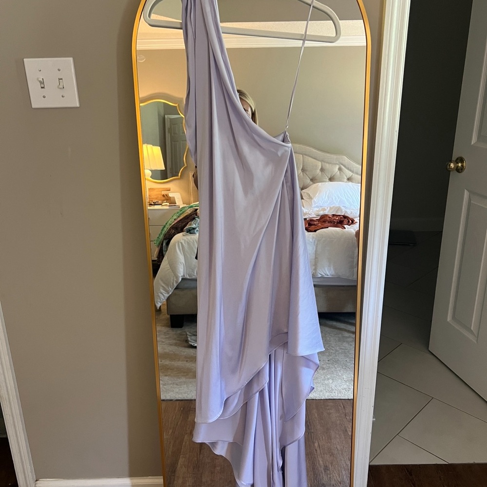 Steve Madden Lavender One Shoulder Dress